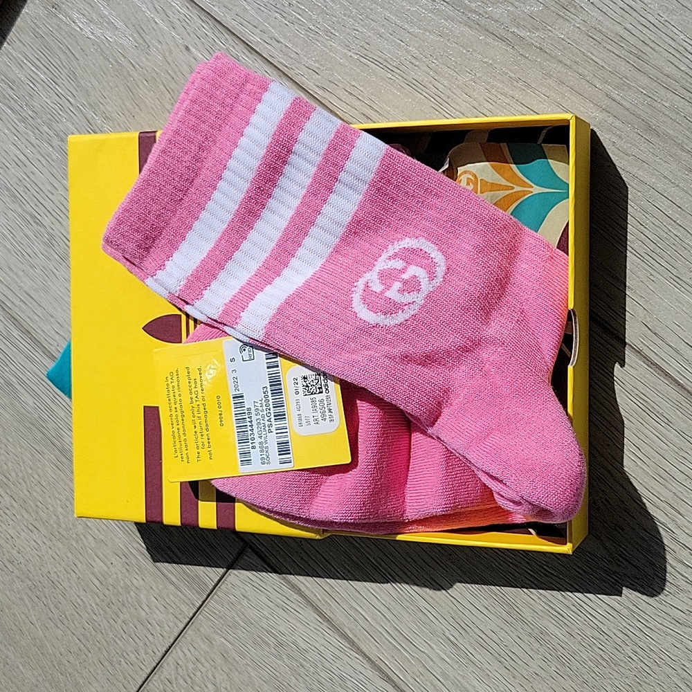 NWT Gucci x Adidas socks